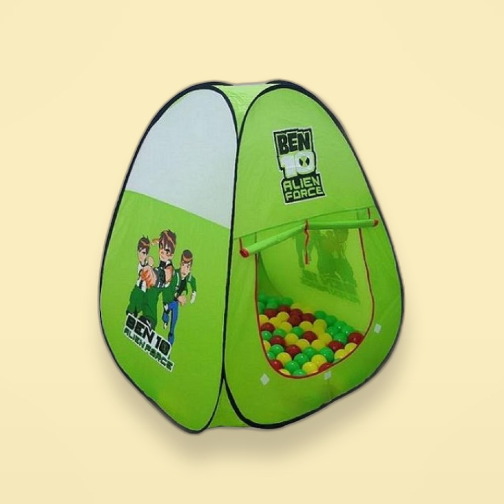 Ben 10 Tent Play House Toy With 50 Ball Set For Kids 